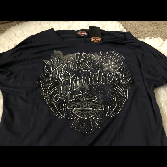 HARLEY DAVIDSON BLINGED OUT TEE - Picture 3 of 4